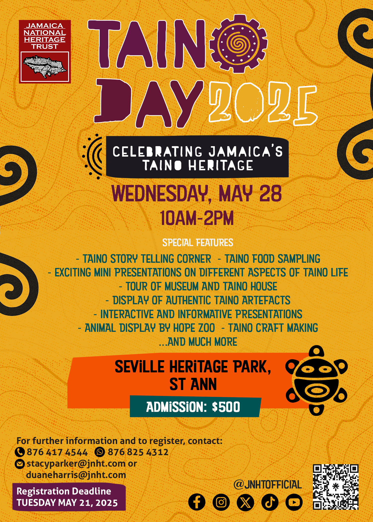 JNHT Presents Taino Day 2025: Celebrating Jamaica’s Heritage